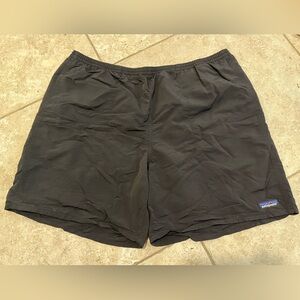 Patagonia Men’s Baggies Shorts Size XL Black 7 Inch 7” Inseam Lined EUC